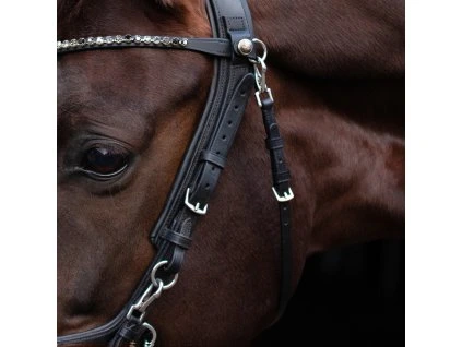 Podhrdelník PresTeq, černý (Velikost PONY/COB)