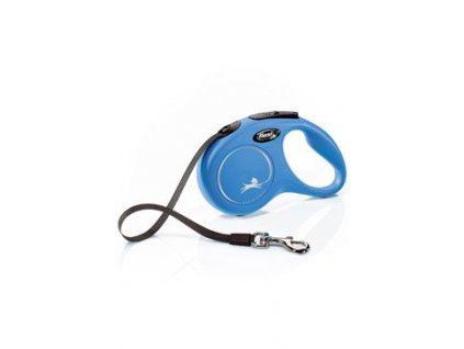 Vodítko FLEXI Classic NEW S, 5 m/15 kg, blue