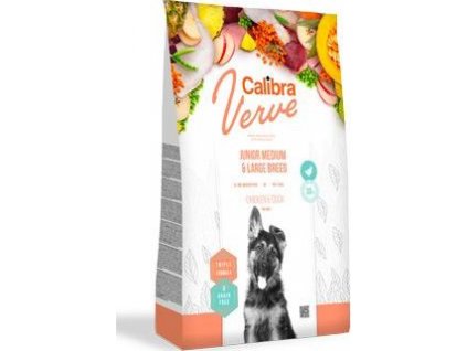 Granule pro psy GF Junior M&L Chicken&Duck Calibra Verve, 2 kg