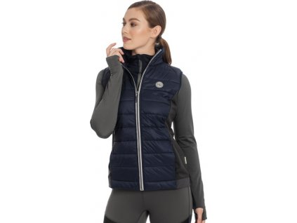 Vesta lehká prošívaná Hybrid Horseware, dámská, navy