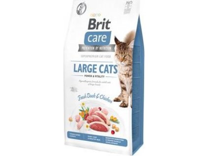 Granule pro kočky GF Large cats Power&Vitality Brit Care, 7 kg