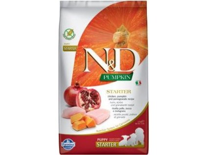 Granule pro psy Pumpkin DOG Puppy Starter Chicken&Pomegranat N&D, 2,5 kg