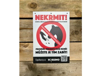 cedulka NEKRMIT cz v2 HORSIMO