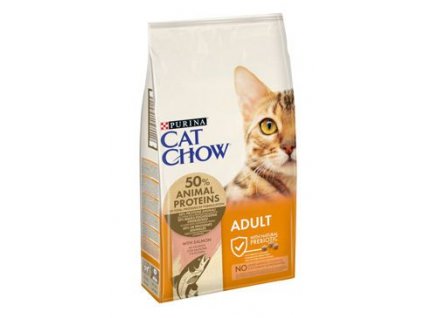 Granule pro kočky Chow - tuňák,losos Purina, 1,5 kg