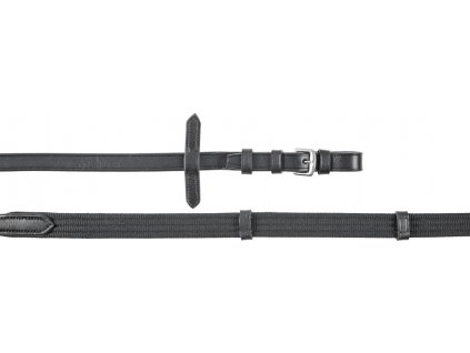 Otěže plátěné SUPREME, různé délky, černé