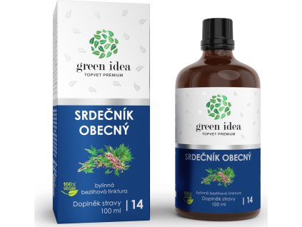 Tinktura bezlihová - Srdečník GREEN IDEA, 100 ml