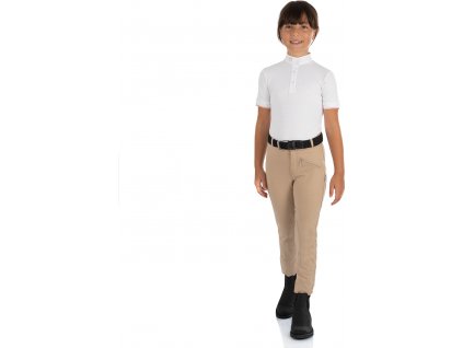 Rajtky Leilani Equestro, s kolenními záplatami, dětské, beige