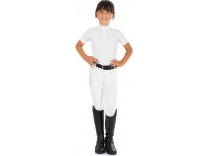 Rajtky Kasumi Equestro, s kolenními záplatami, dětské, bílé