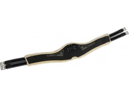 Podbřišník anatomický Gel & PVC ACAVALLO, s beránkem, černý