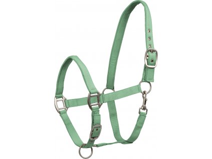 Ohlávka Perlon Satin Waldhausen, pastel green