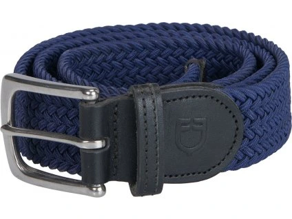 Pásek elastický Crossed Equestro, navy (Délka 108 cm)