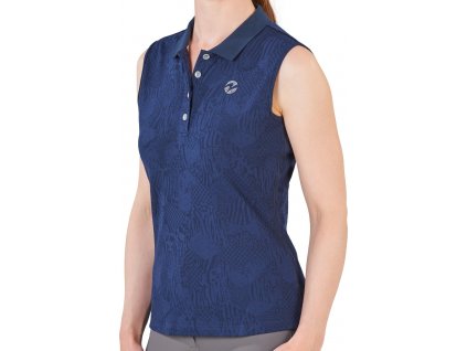 Tričko polo Shanon BUSSE, dámské, sleeveless navy