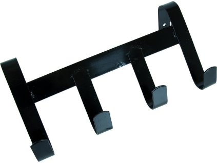 Věšák plochý na box HorseGuard, černý