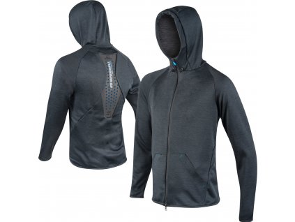 Ochrana páteře/bunda 2v1 Komperdell s kapucí, pánská, grey/blue