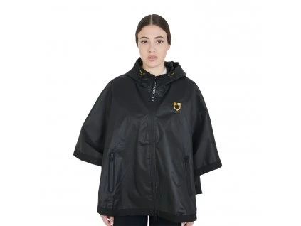 Pláštěnka jezdecká Equestro, dámská, černá (Velikost S/M)