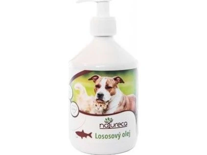 Olej pro zvířata NATURECA, lososový, 250 ml
