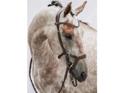 Uzdečka Nirak PS of Sweden, hnědá (Velikost COB)