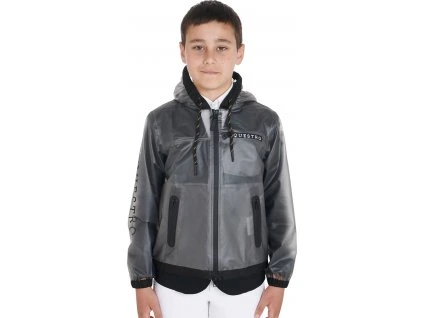 Bunda nepromokavá Basic Equestro, dětská, grey (Velikost 10 let)