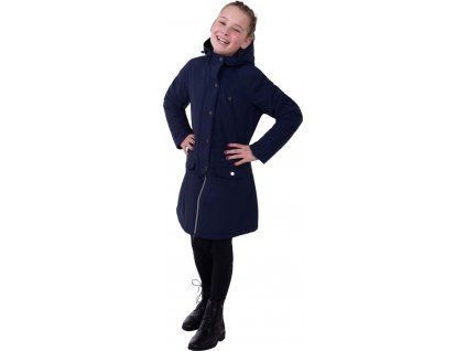 Kabát Linde QHP, dětský, navy (Velikost 140)