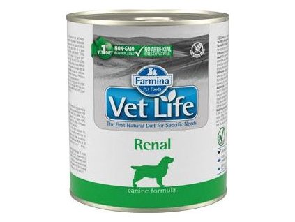 Konzerva pro psy VET LIFE NATURAL, renal, 300 g