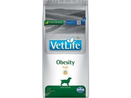 Granule pro psy VET LIFE NATURAL, obesity, 12 kg