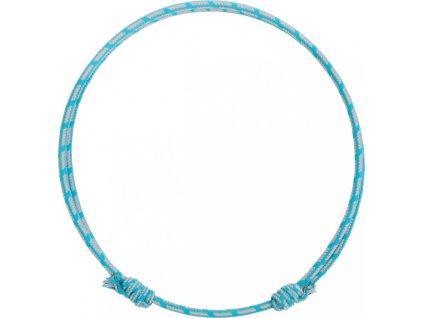 Nákrčník kruhový USG, pevný, silver grey/turquoise