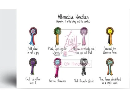 Alternative Rosettes Greeting Card