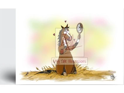 hello handsome greeting card