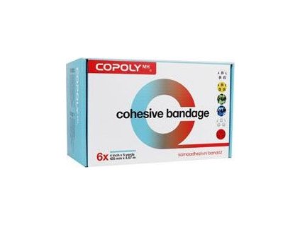 Obinadlo elastické CoPOLY, mix potisk, 10 cm x 4,5 m, 6 ks