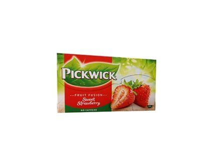 Čaj PICKWICK, ovocné variace+jahoda, 20 sáčků