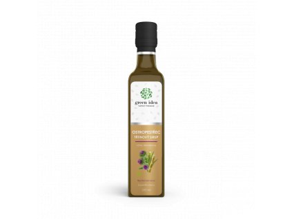 Sirup Ostropestřec - třtinový GREEN IDEA, 250 ml