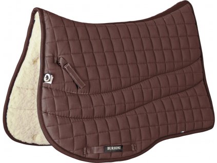 Dečka podsedlová s vlnou Burioni, trekingová, hnědá