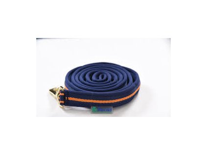 Vodítko Dublin Bucas, 2 m, navy/orange