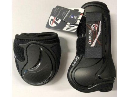 Set předních a zadních kamaší AirFlow Pro-Tech, shetland, 4 ks, černý