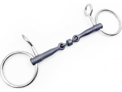 Udidlo Baucher dvakrát lomené Loose Rings Titanium Bianca Fager