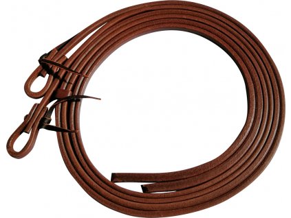 Otěže westernové Oiled Balanced Professional's Choice, 220 cm, 13 mm, hnědé