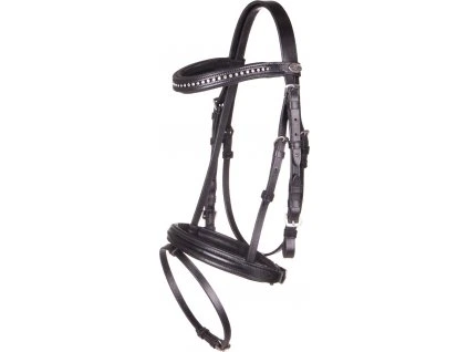 Uzdečka Beli QHP, černá (Velikost MINI SHETTY)