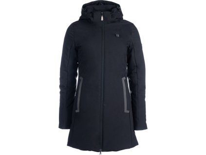 Parka jezdecká Elegant HKM, s integrovaným vyhříváním, černá (Velikost L)