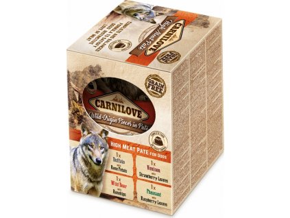 Kapsičky pro psy Carnilove Pouch Paté, multipack 4x300 g
