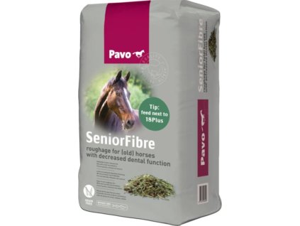 Objemové krmivo SeniorFibre PAVO, 15 kg