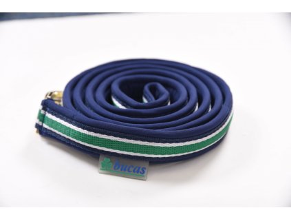 Vodítko Dublin Bucas, 2 m, striped/navy