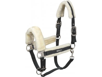 Ohlávka Soft Waldhausen, černá (Velikost PONY)