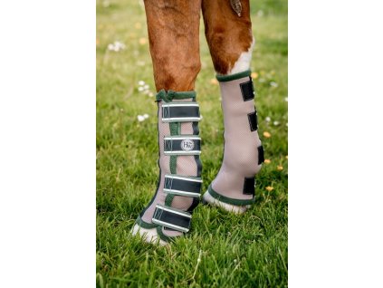 Chrániče proti hmyzu Horseware, 4 ks, oatmeal/sage/beige/green