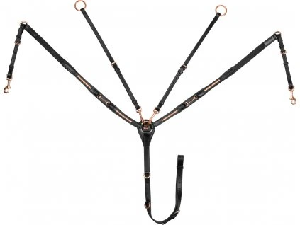 Poprsník Rose Gold Supreme, černý (Varianta COB)