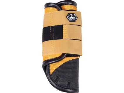 Kamaše přední Eventing Technical QHP, pár, citrus (Velikost M)