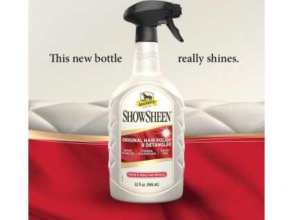 Lesk a rozčesávač ShowSheen Absorbine, 950 ml