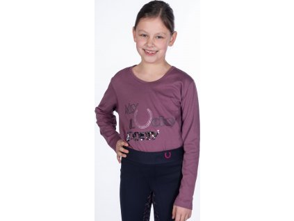 Tričko Alva Print HKM, dětské, lilac