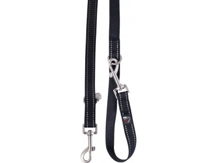 Vodítko pro psy Anam Cara HKM, černé (Velikost S)