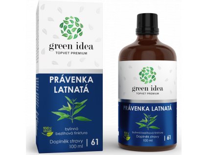 Tinktura bezlihová Právenka latnatá GREEN IDEA, 100 ml