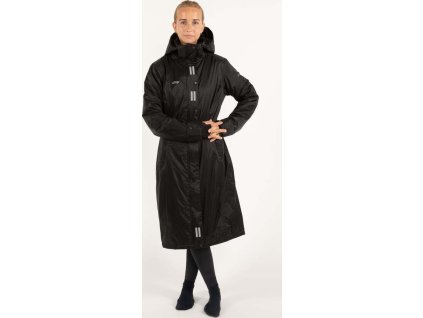 Kabát jezdecký Regular Sport 2.0 UHIP, nepromokavý, dámský, jet black